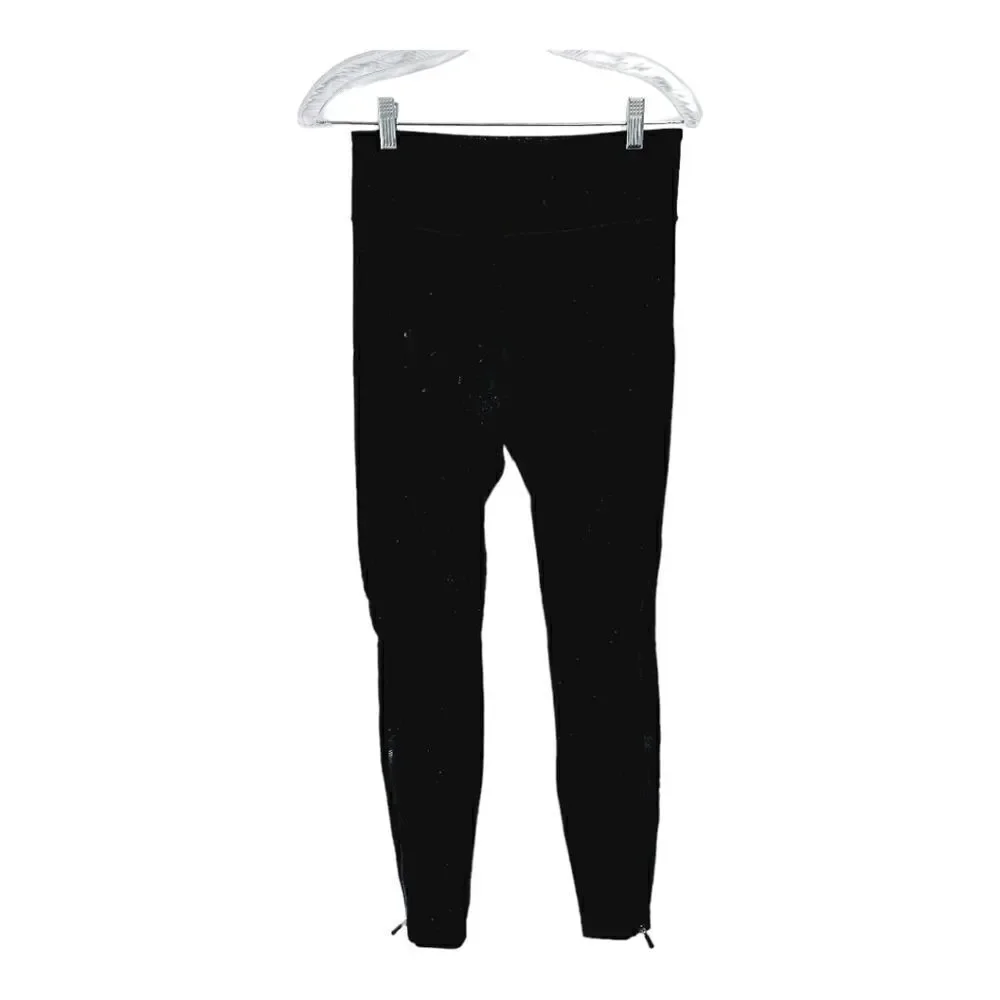 Lululemon 6 black zipper ankle leggings